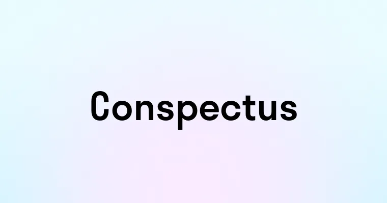 Conspectus