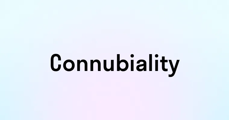 Connubiality