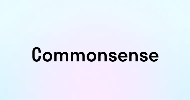 Commonsense