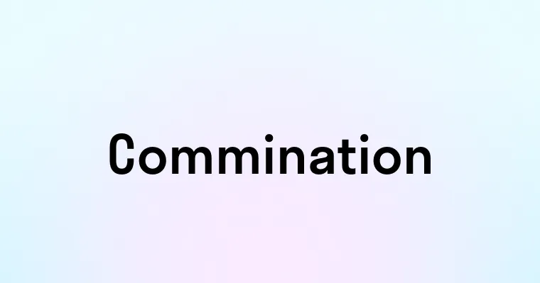 Commination