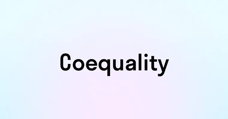 Coequality