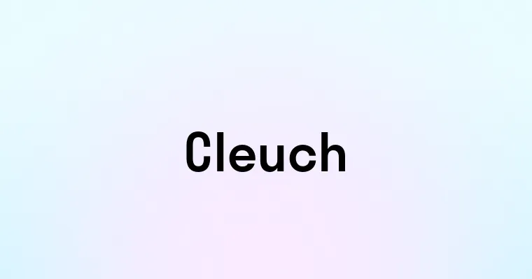 Cleuch