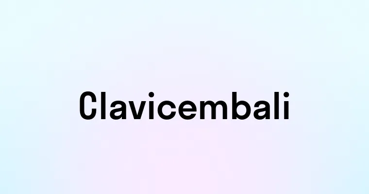 Clavicembali