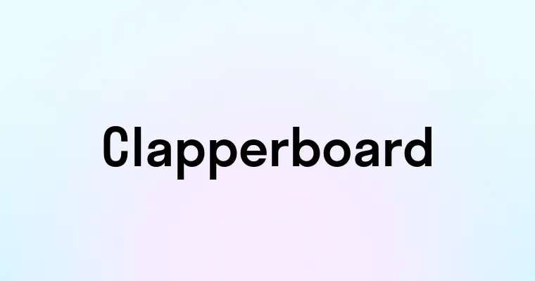 Clapperboard