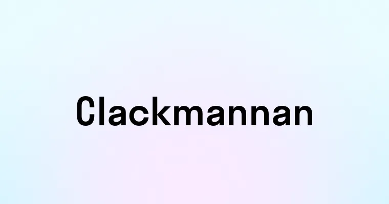 Clackmannan