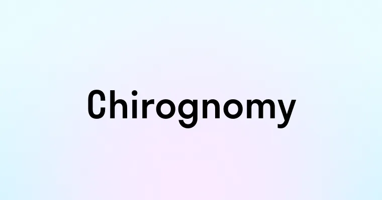 Chirognomy