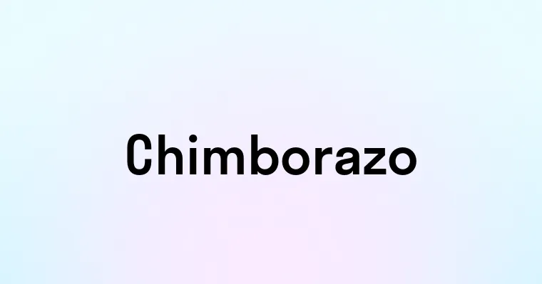 Chimborazo