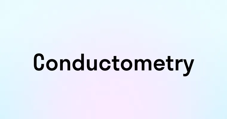 Conductometry