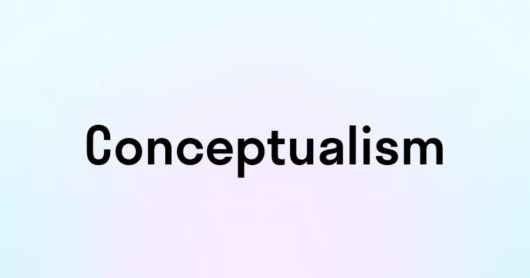 Conceptualism