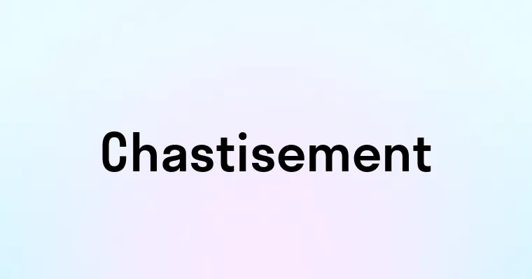 Chastisement