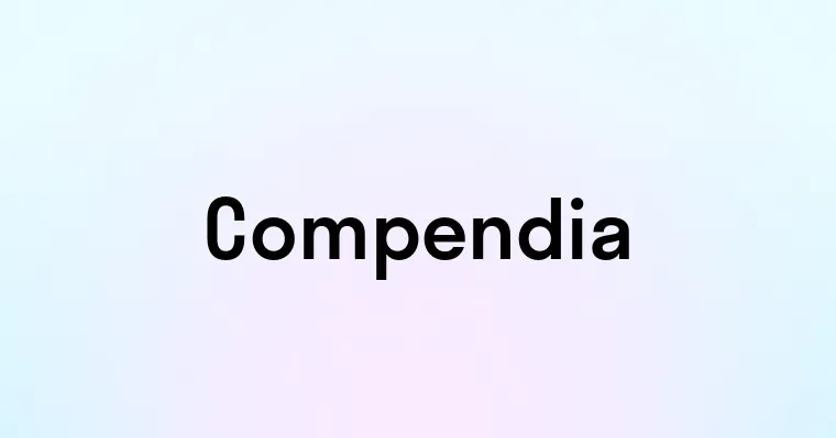 Compendia