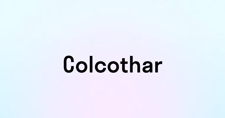 Colcothar