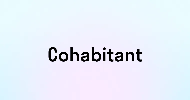 Cohabitant