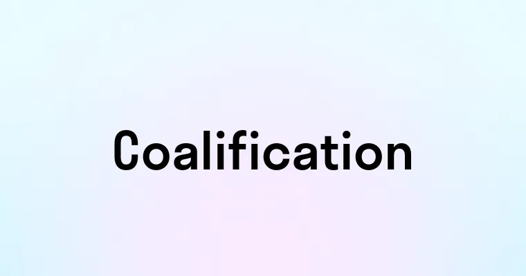 Coalification