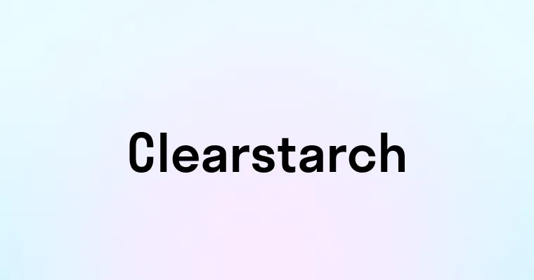 Clearstarch