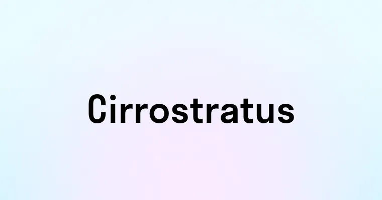 Cirrostratus