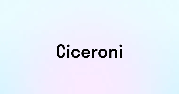 Ciceroni