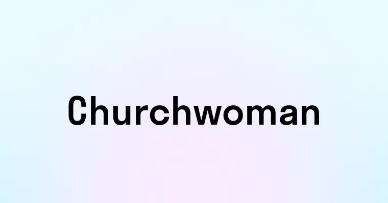 Churchwoman