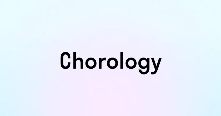 Chorology