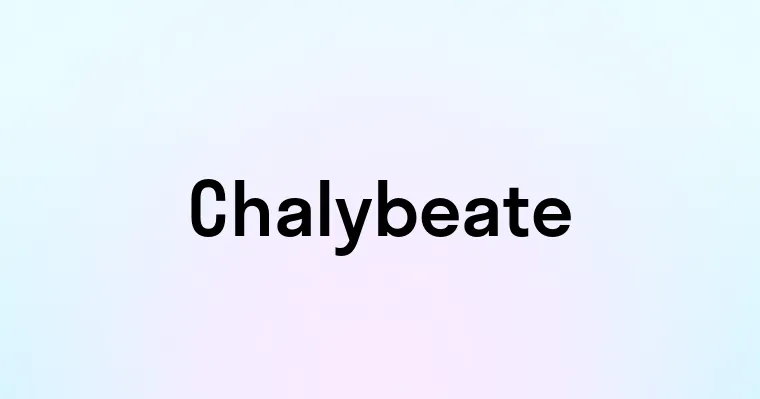 Chalybeate