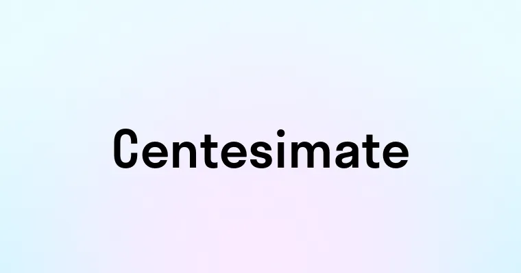 Centesimate