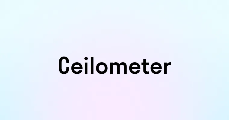 Ceilometer