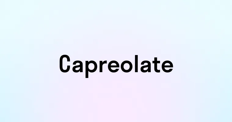 Capreolate