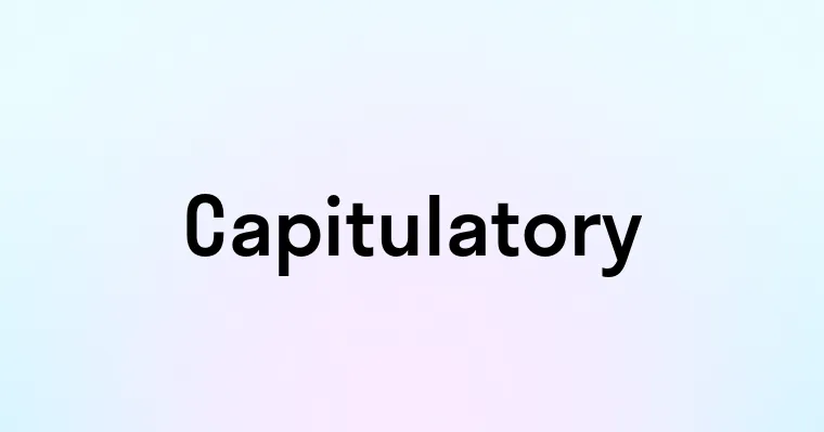 Capitulatory