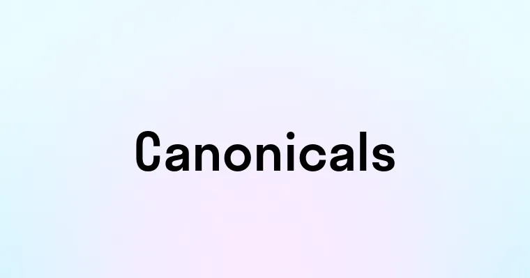 Canonicals