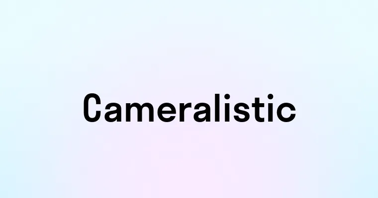 Cameralistic