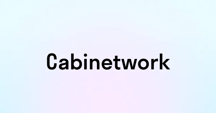 Cabinetwork