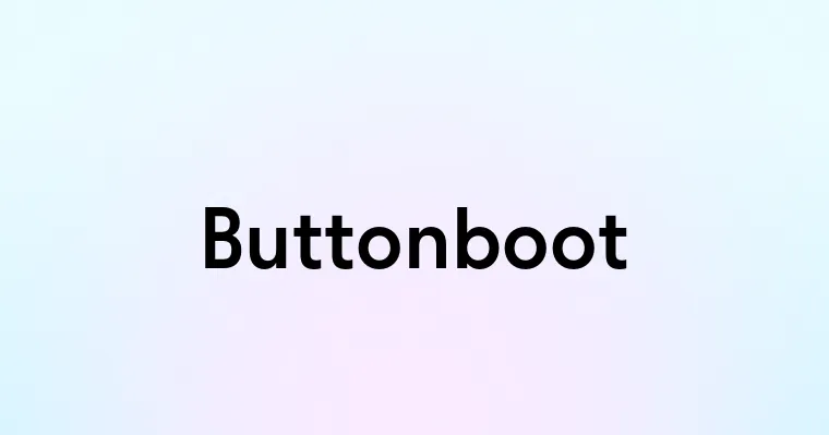 Buttonboot