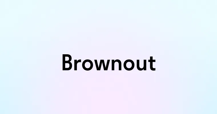 Brownout