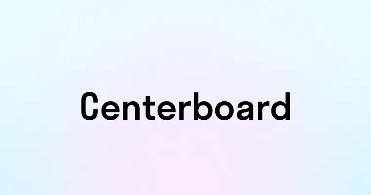 Centerboard