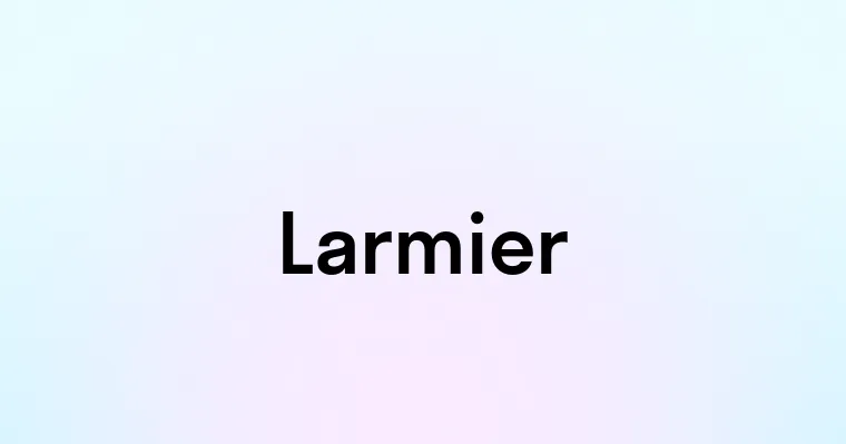 Larmier