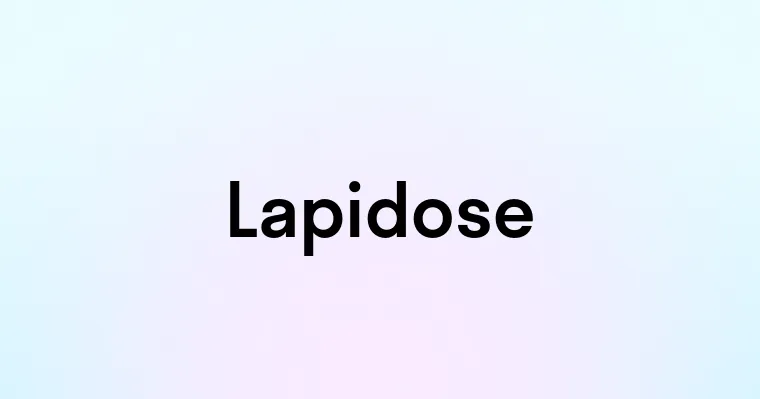 Lapidose