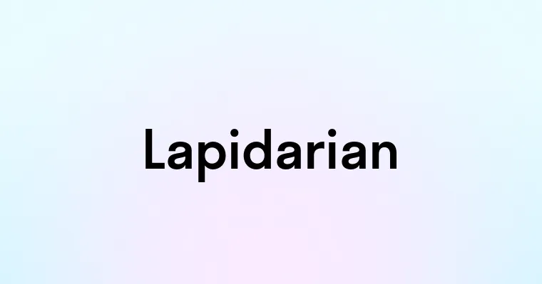 Lapidarian