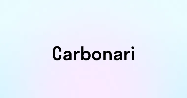 Carbonari