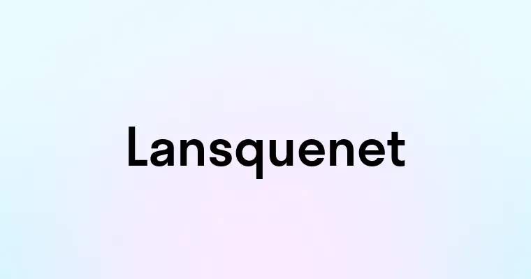 Lansquenet