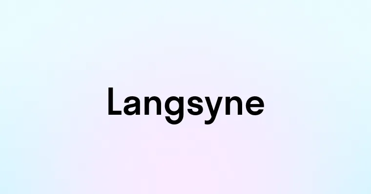 Langsyne