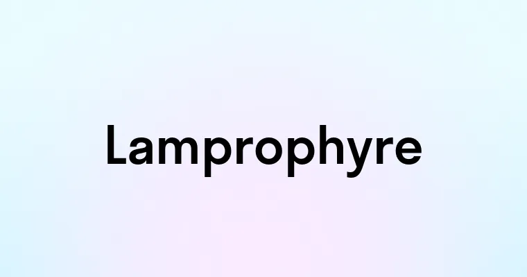 Lamprophyre