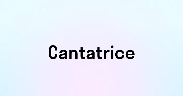 Cantatrice