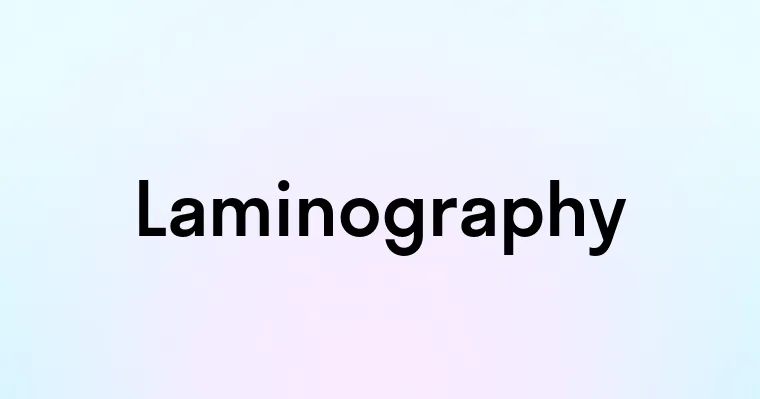 Laminography