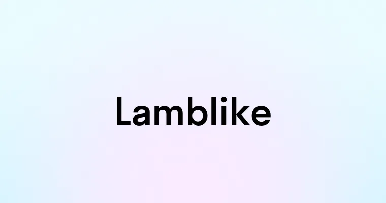 Lamblike