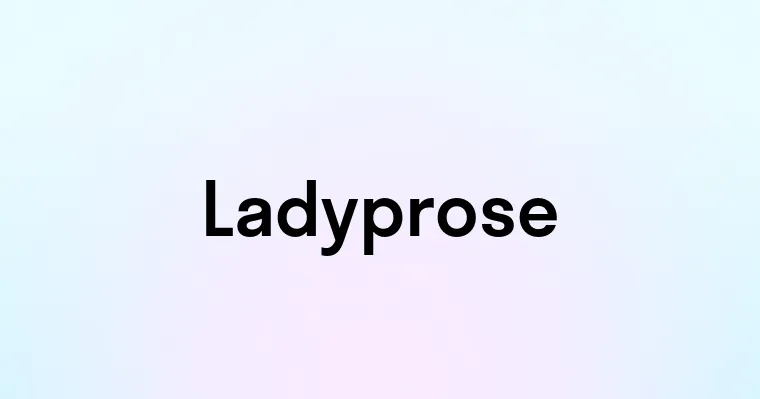 Ladyprose