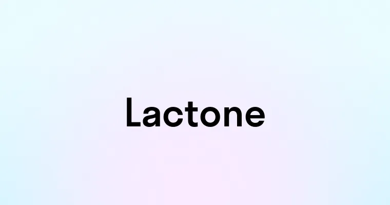 Lactone