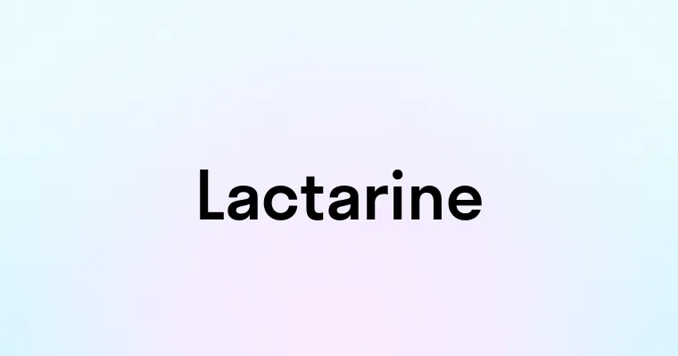 Lactarine