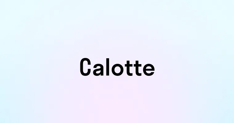 Calotte