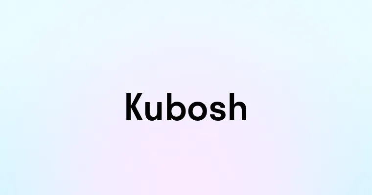 Kubosh