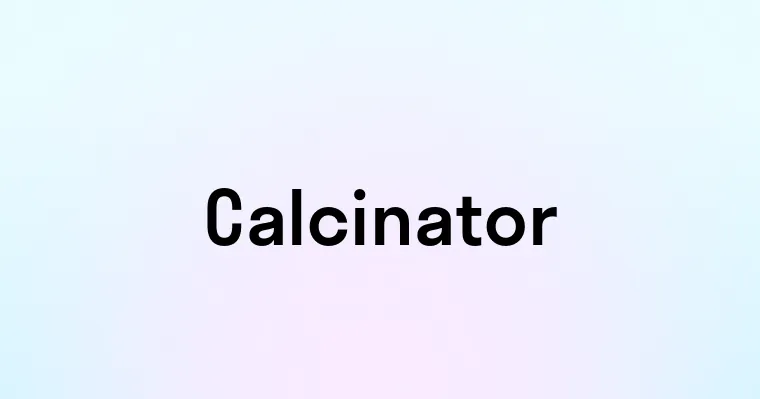 Calcinator